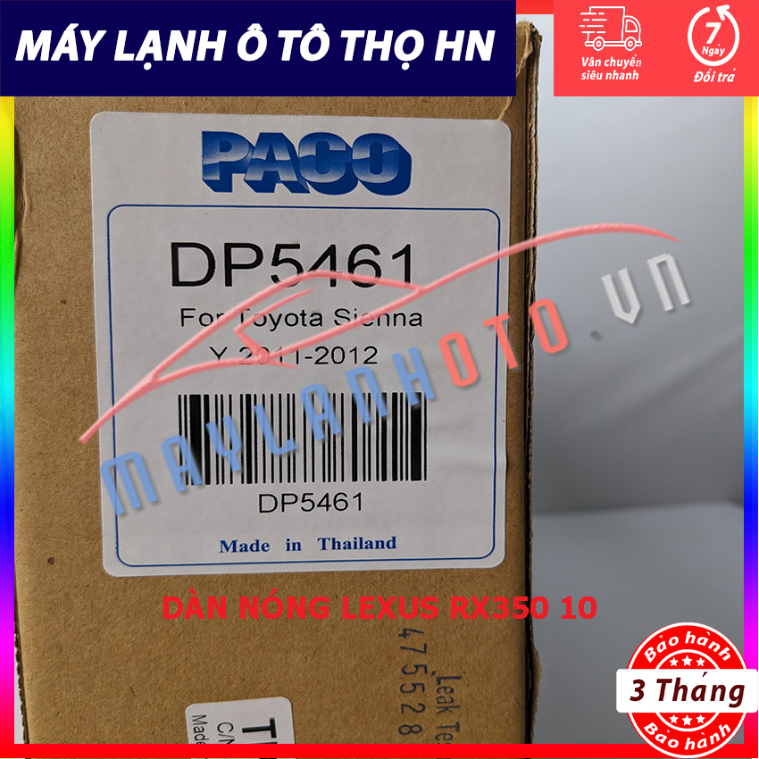 Dàn nóng Lexus RX350 2010 Hàng xịn Thái Lan