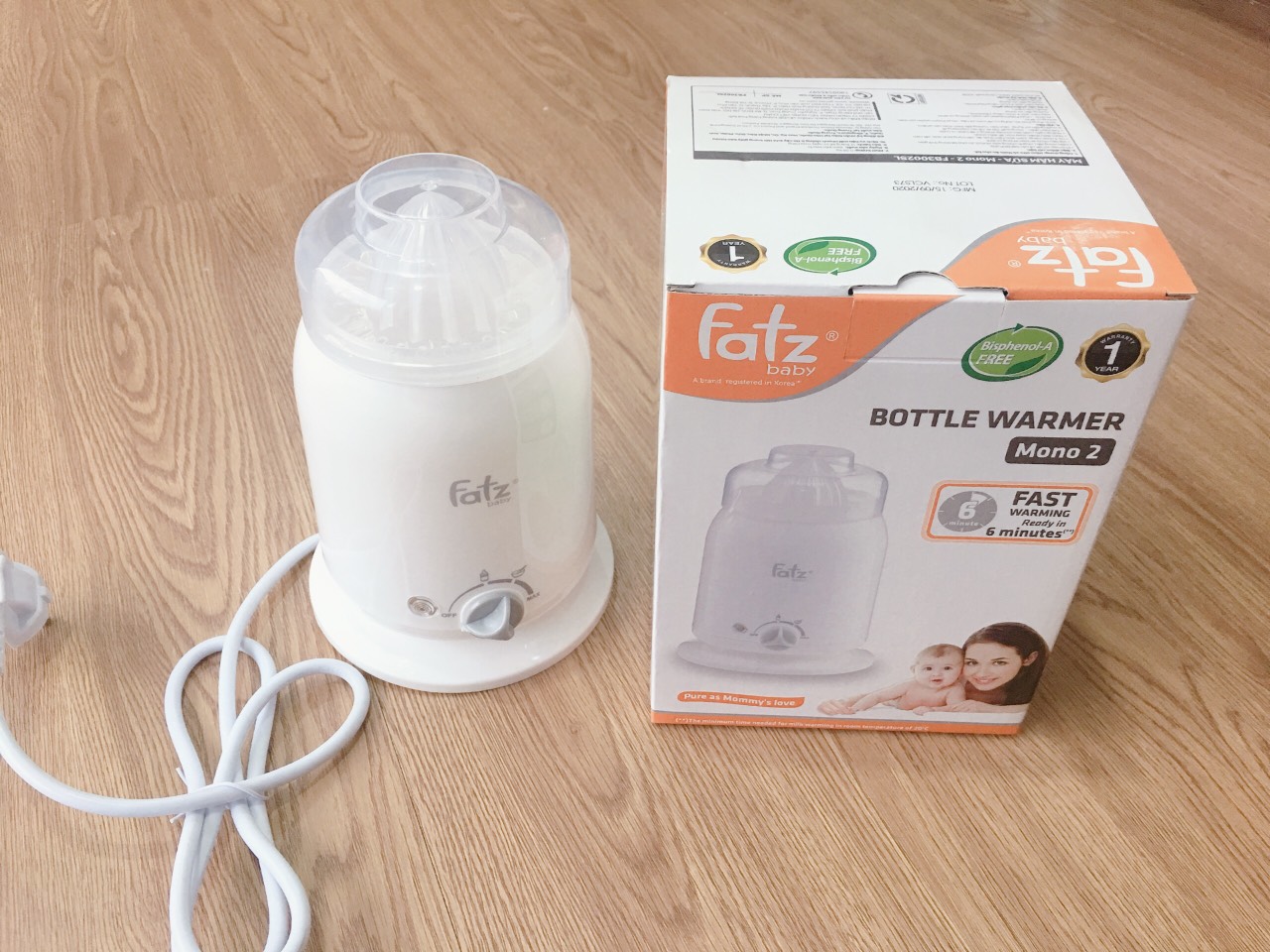 Máy hâm sữa Fatzbaby Mono 2 FB3002SL