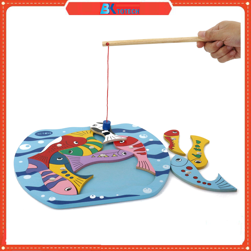 Đồ chơi câu cá cho bé - Đồ chơi gỗ Winwintoys