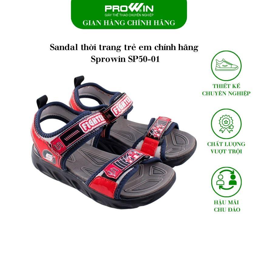 Sandal thời trang trẻ em chính hãng Sprowin SP50-01 - Red