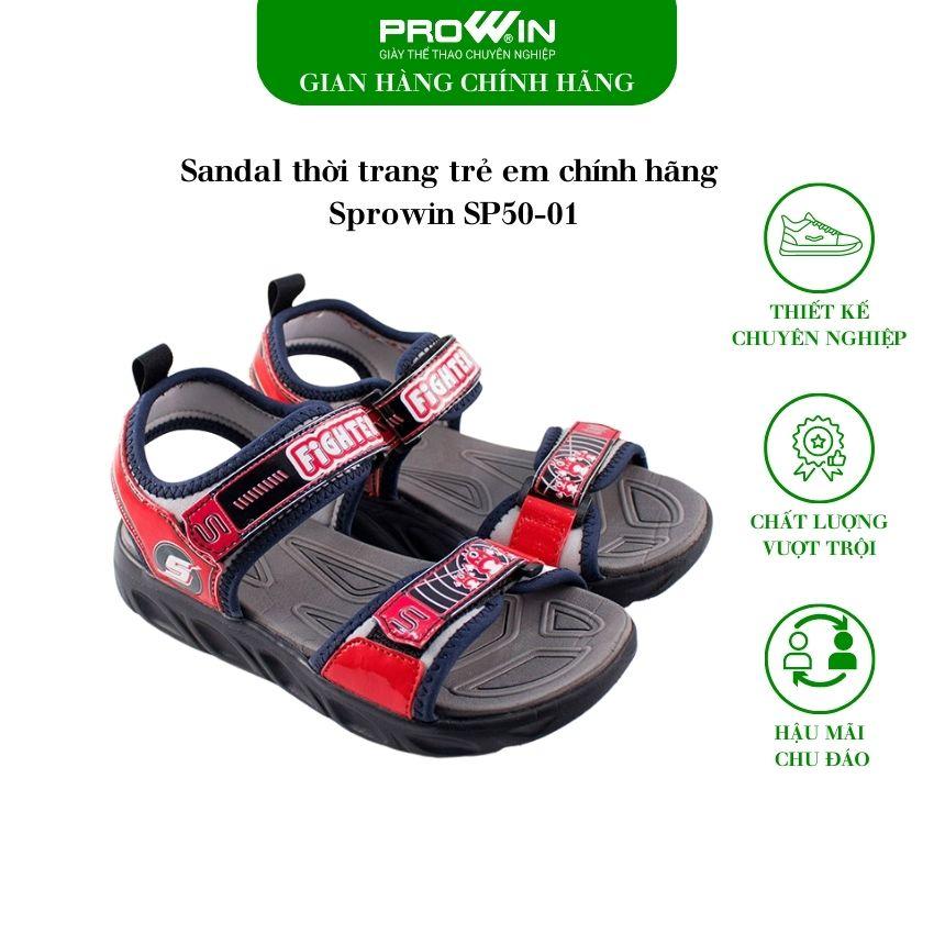 Sandal thời trang trẻ em chính hãng Sprowin SP50-01 - Orange