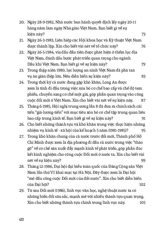 Hỏi Đáp Lịch Sử Việt Nam, Tập 10: Việt Nam - Hành Trình Xây Dựng Và Phát Triển (Từ 1975 Đến Nay)