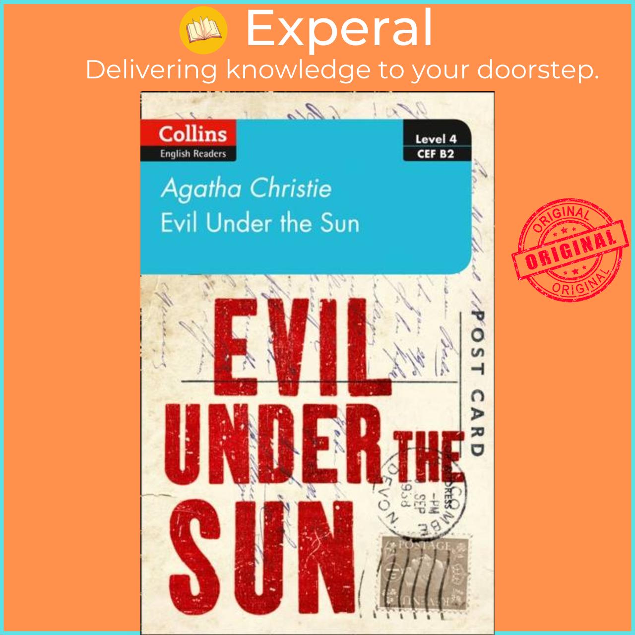 Sách - Evil under the sun - Level 4 - Upper- Intermediate (B2) by Agatha Christie (UK edition, paperback)
