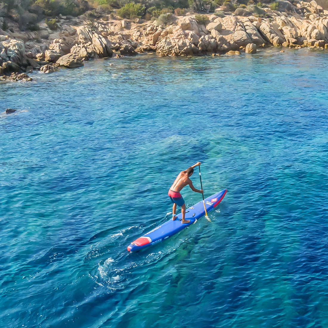 Ván SUP bơm hơi Aquatone OCEAN 14'0" RACE SUP TS-611D 2.0 2022