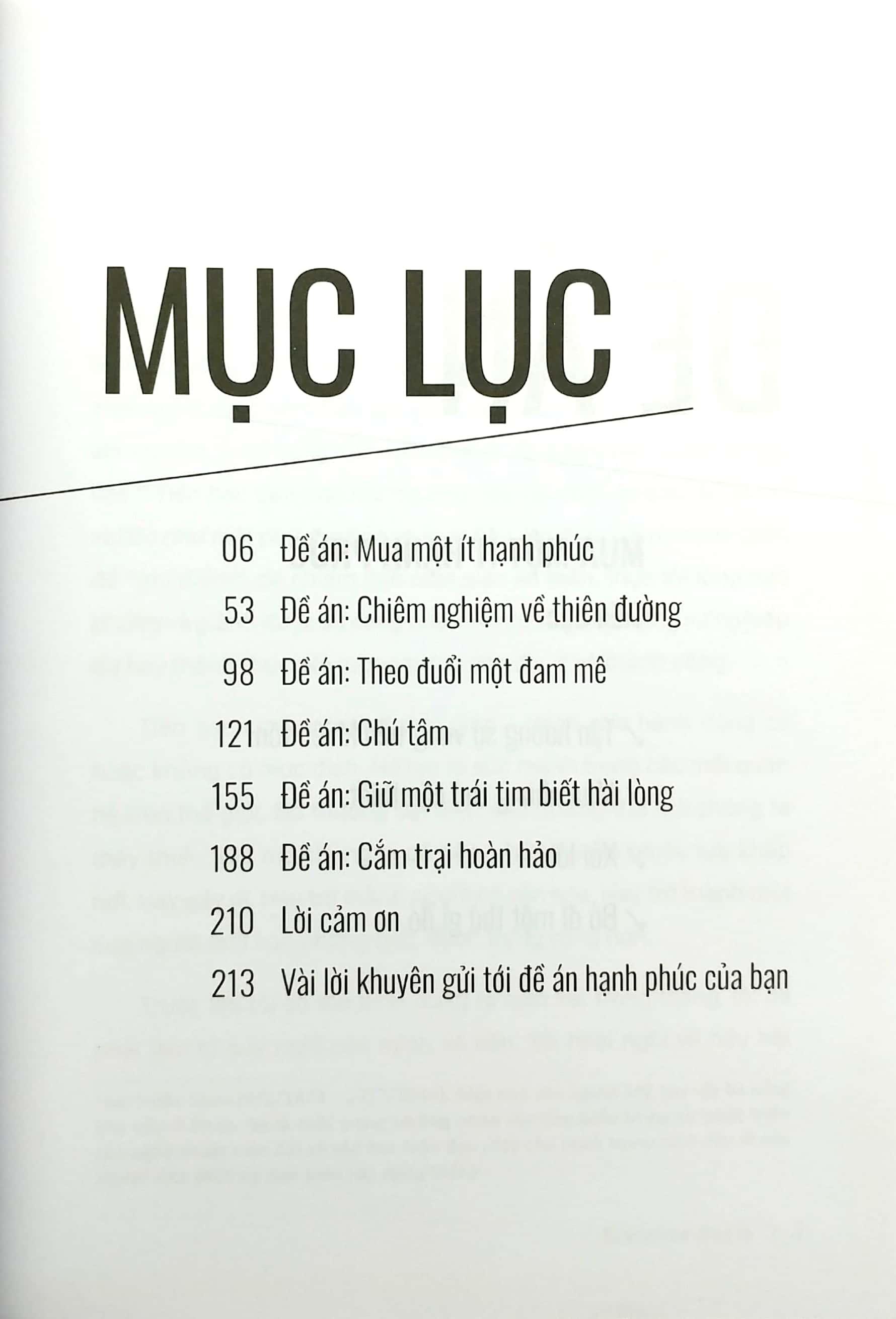 Đề Án Hạnh Phúc - Bí Mật Của Sự Thật Huy Hoàng