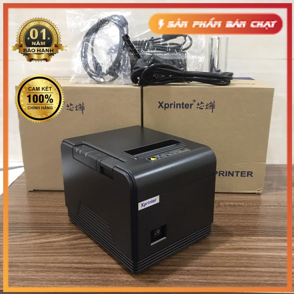 Máy in hóa đơn Xprinter Q200, máy in nhiệt , máy in bill cửa hàng/quán ăn ( USB + LAN) tốc độ in 200mm/s) [HÀNG CHÍNH HÃNG]