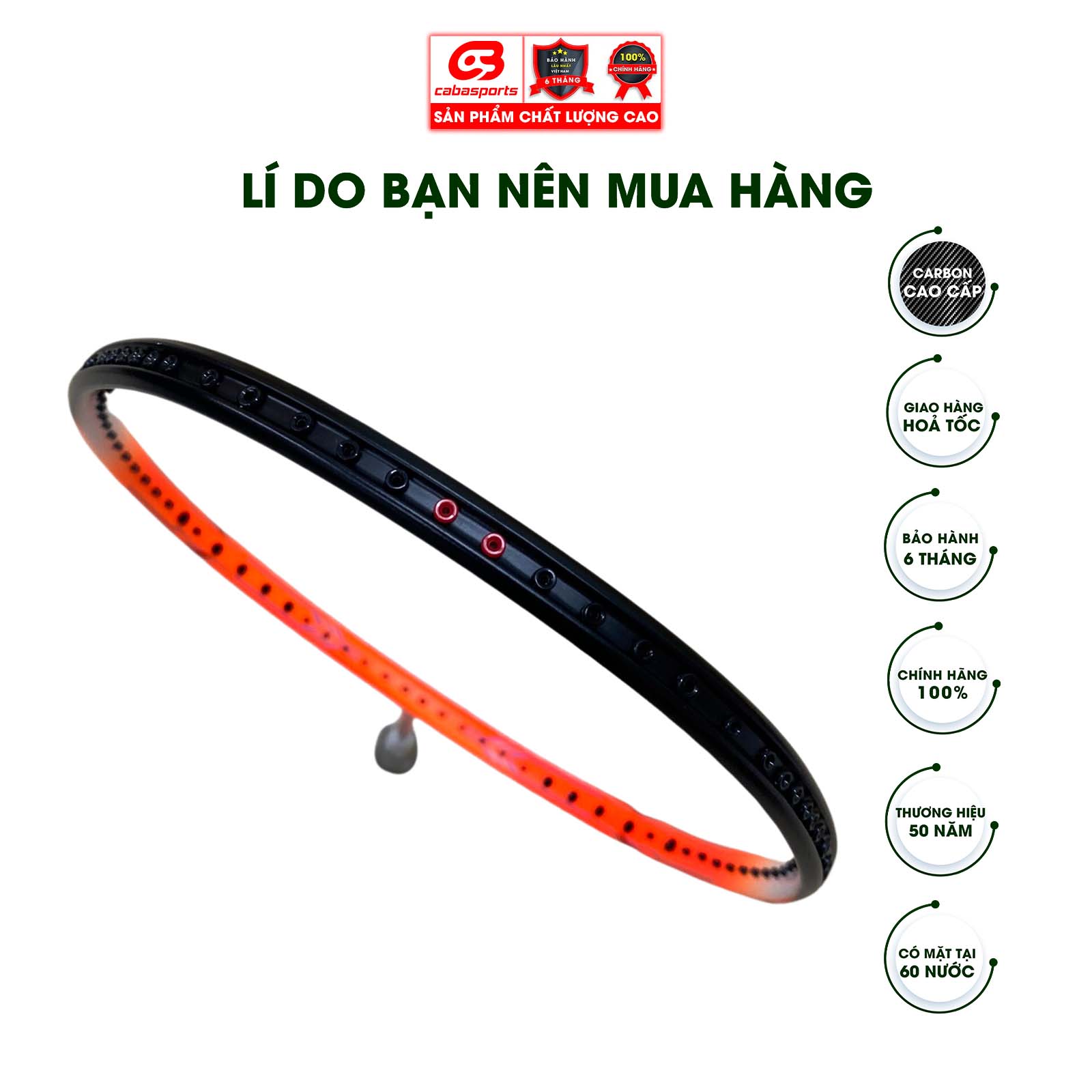 Vợt cầu lông đã đan lưới trợ lực Prokennex Dragon chuyên công mạnh mẽ, vợt cầu lông carbon cao cấp Bảo hành 6 tháng