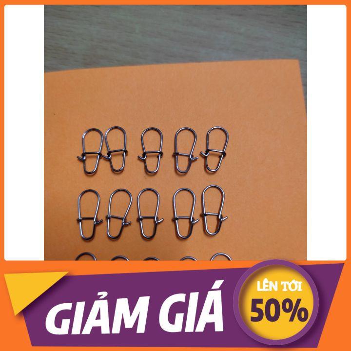 COMBO 20KHOÁ LINK CÂU LURE / KHOÁ LURE trâu bò bằng thép không gỉ CHUYÊN MÓC MỒI CÂU LURE...CHA GIÀ VLOGS