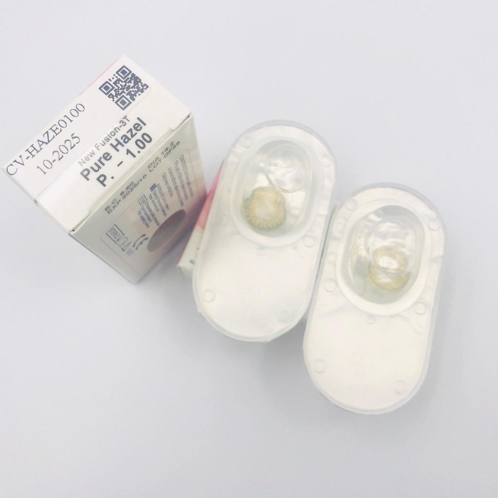 Kính áp tròng màu Pure Hazel Clalen Vuticle cho đôi mắt tự nhiên và rạng rỡ