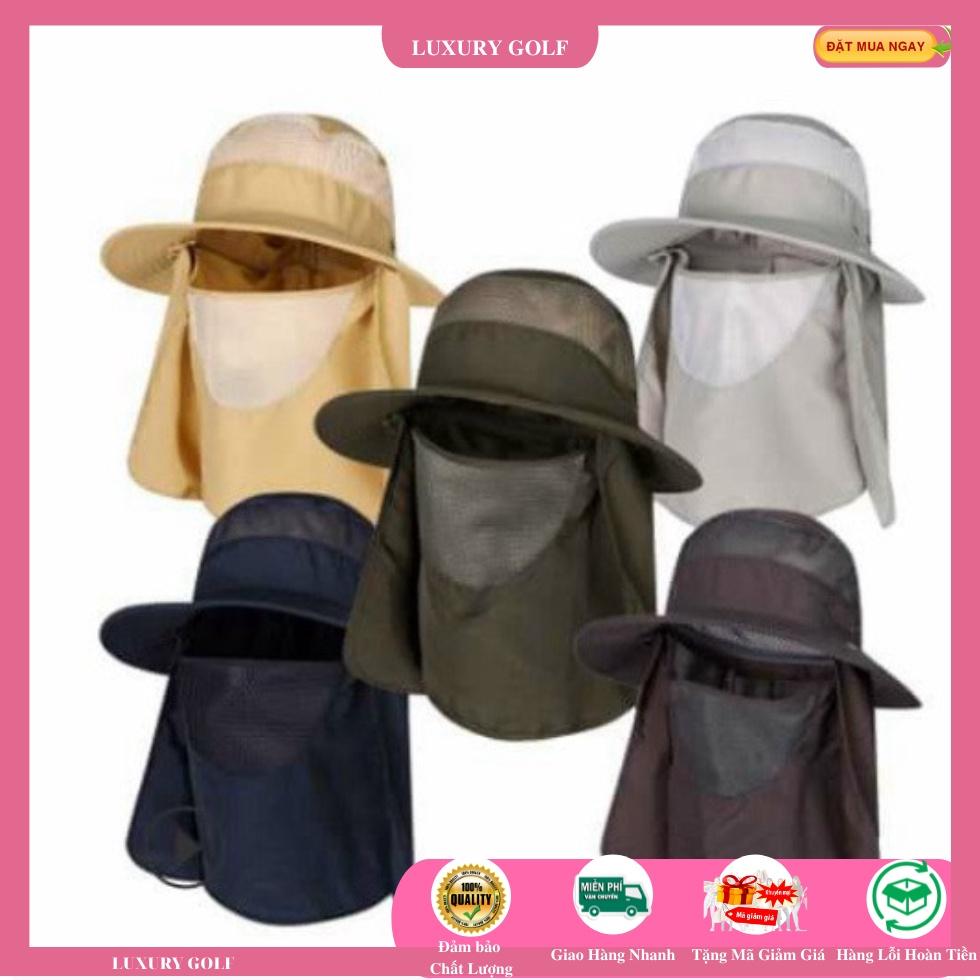 Combo Mũ và Khẩu trang golf chống nắng