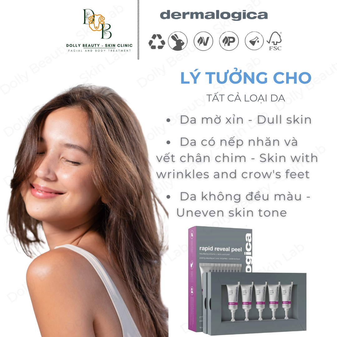 Peel da tại nhà RAPID REVEAL PEEL của Dermalogica - Dolly Beauty