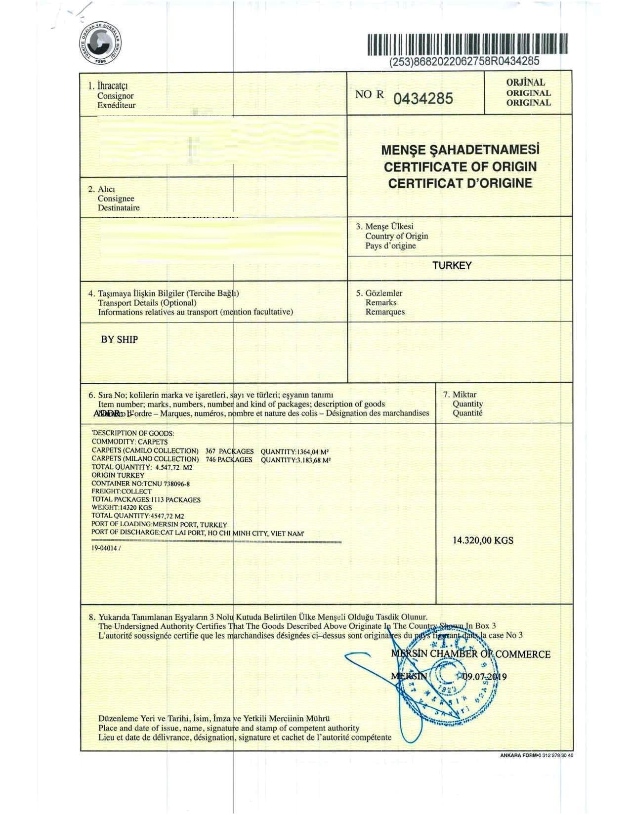 Thảm Sợi Ngắn m0021