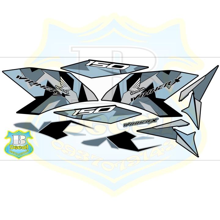 Tem rời dành cho winner X mẫu xin đen bạc