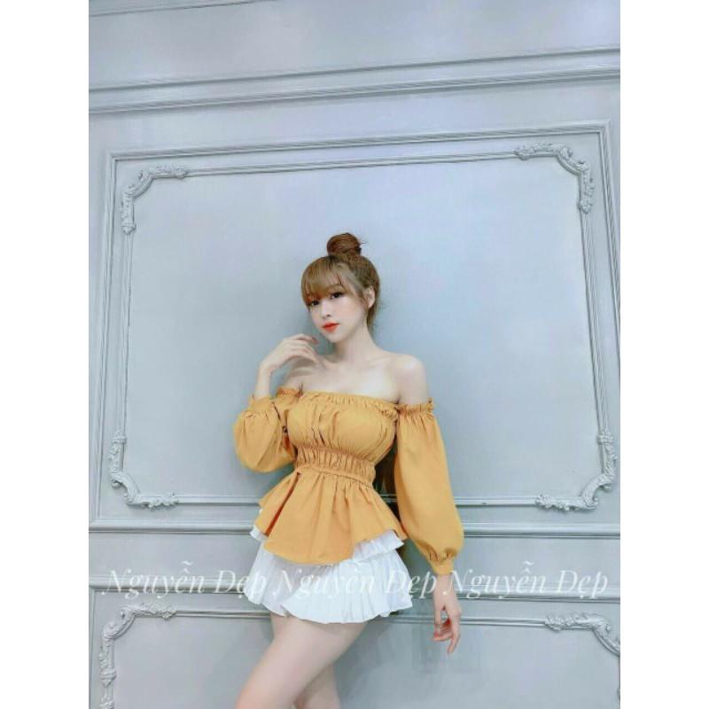 ÁO PEPLUM BẸT VAI