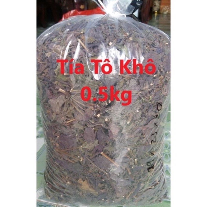 cây tía tô khô 1kg