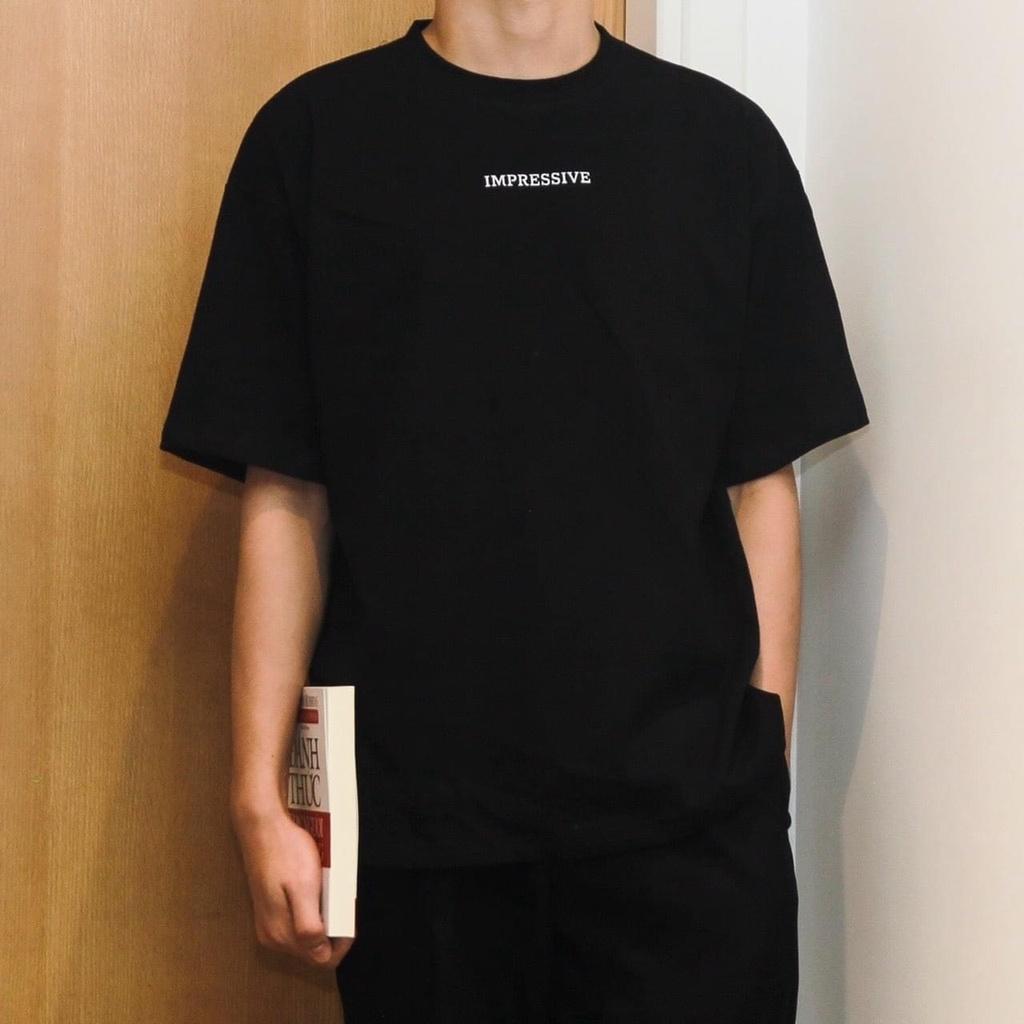 Áo Thun Nam Nữ UNISEX IMPRESSIVE TAY LỠ FORM RỘNG - I6823