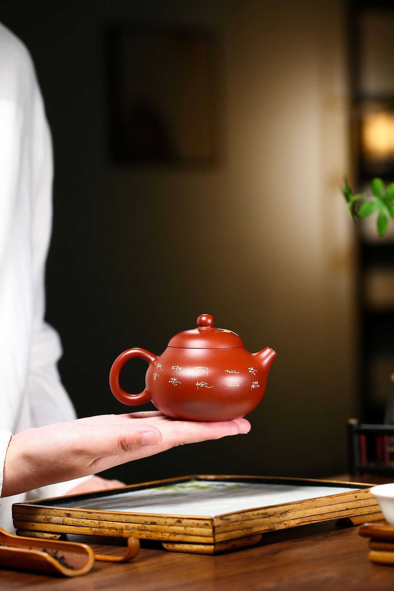 Ấm Văn Đán 200ml – NN Thật Lực Phái – Đại Hồng Bào – TS408
