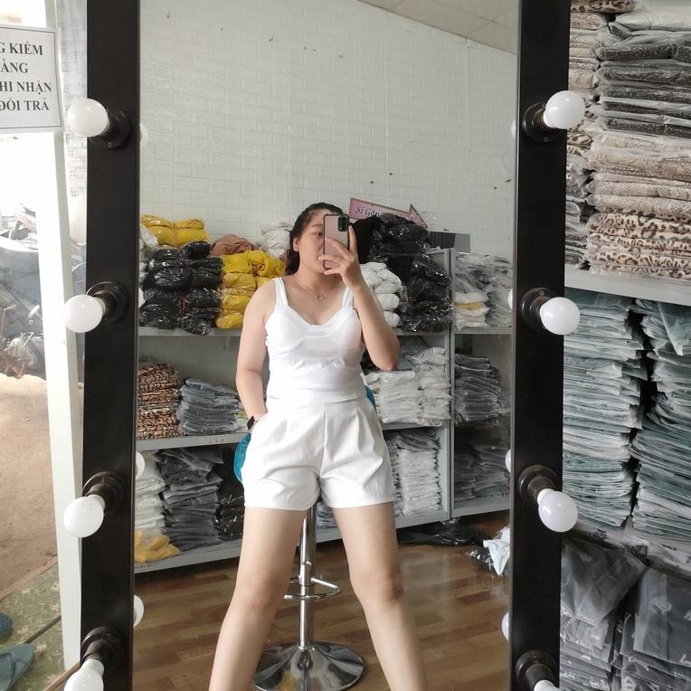 Quần đùi xếp ly bigsize nữ, Quần bigsize nữ ngoại cỡ từ 60-100kg QDXL