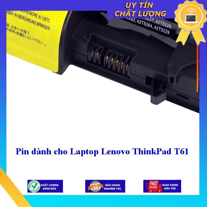 Pin dùng cho Laptop Lenovo ThinkPad T61 - Hàng Nhập Khẩu  MIBAT47