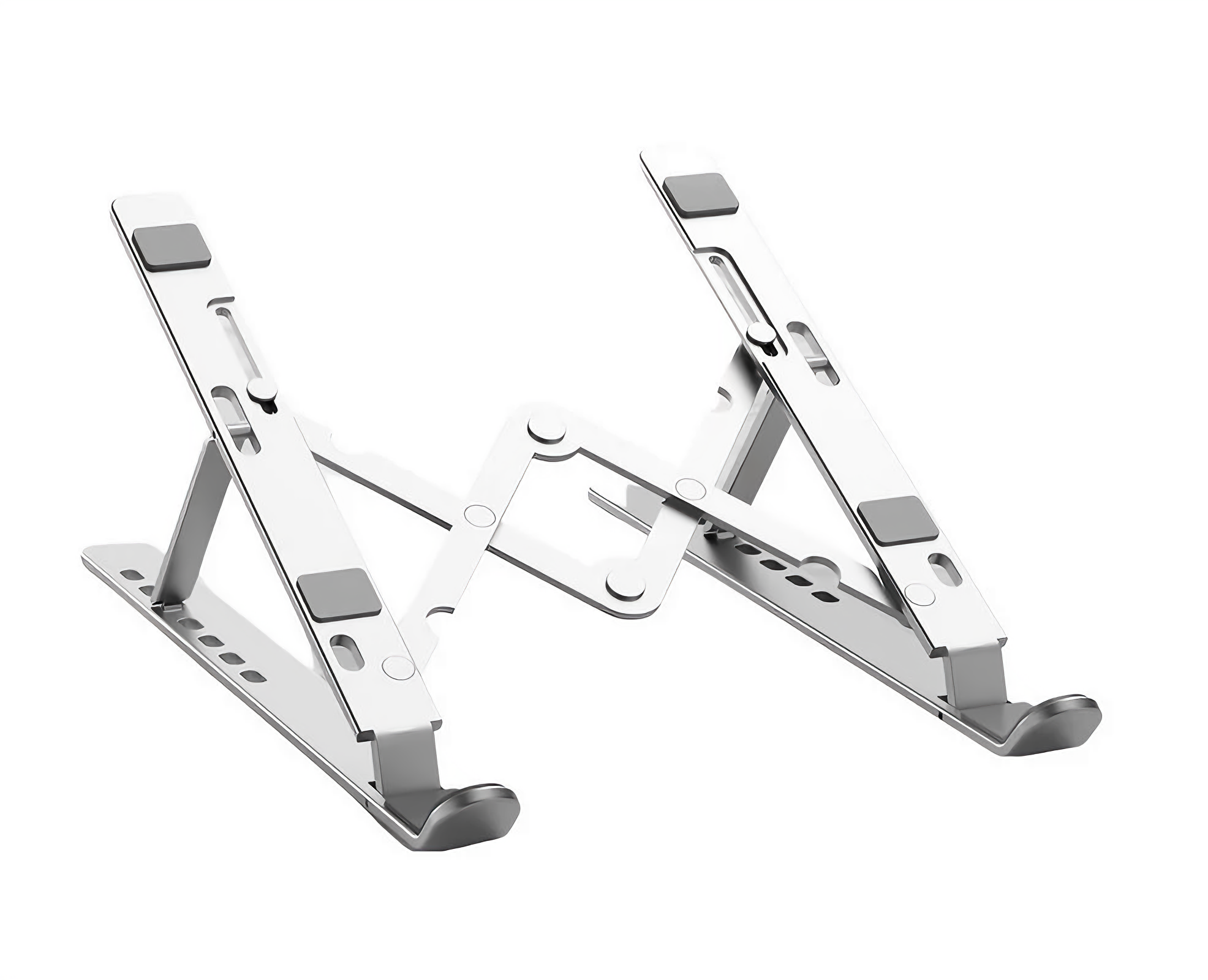 Giá đỡ laptop KG66 stand gấp gọn dùng cho máy tính, ipad , chất liệu hợp kim nhôm cao cấp, từ 11~17inch- Hàng chính hãng