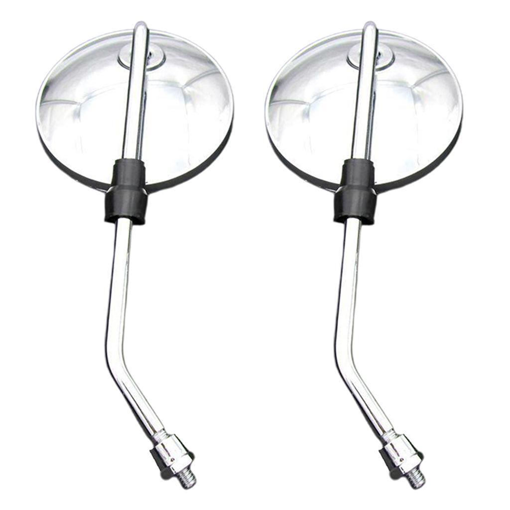 1 Pair Motorcycle Mirror Rear View Mirrors for Motorcycles Scooter 8mm