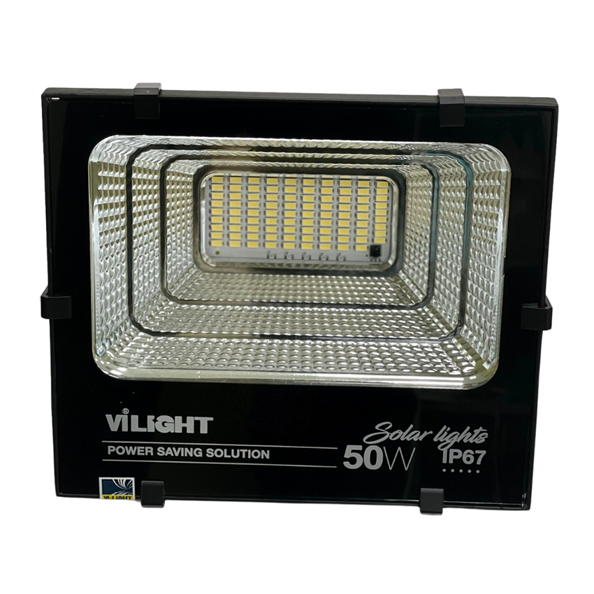 Đèn pha năng lượng mặt trời 50W Vi-Light VLFL50MT1 Made in VietNam