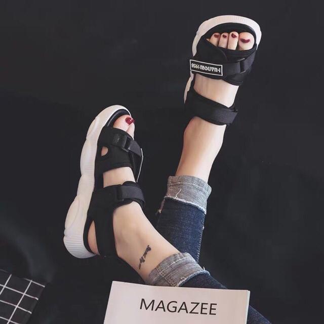 Dép Sandal HAPU nữ  Đế Gấu đẹp siêu Hot , Trend mới nhất 2020