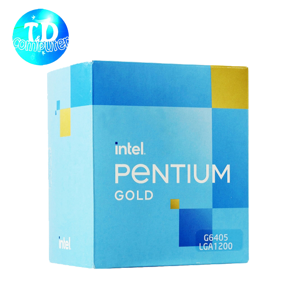 CPU Intel Pentium G6405 4.1GHz (Socket 1200, 2 nhân 4 luồng 4Mb) -  Hàng chính hãng Viễn Sơn phân phối