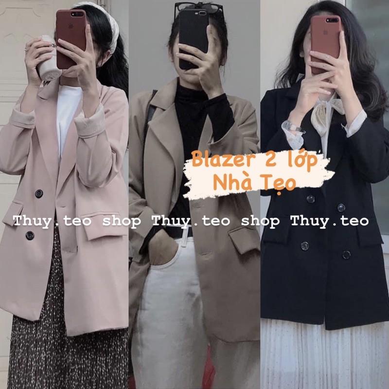 ÁO BLAZER 2 LỚP CHẤT ĐẸP - ÁO VEST NỮ TRẺ TRUNG