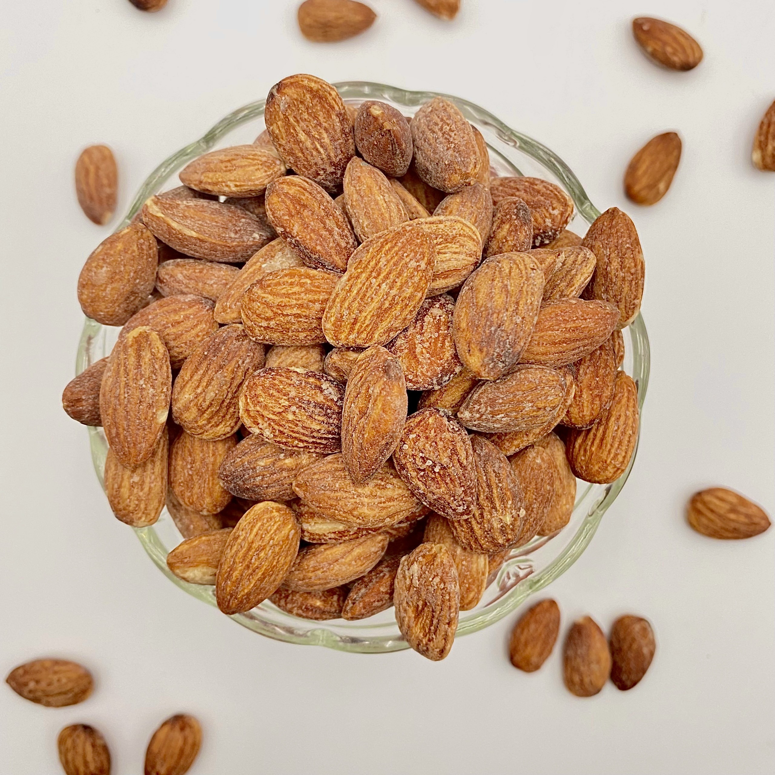 Hạnh nhân không vỏ rang muối_Ngon Chất lượng O'Casso Hộp 500g