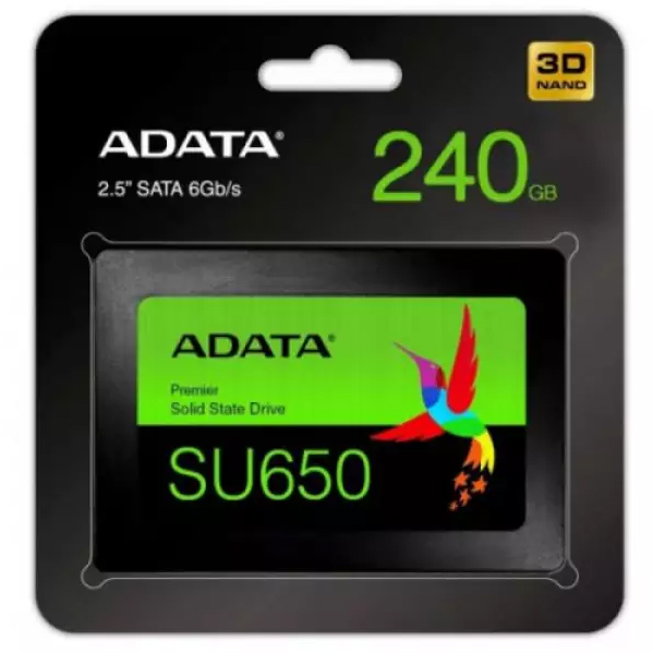 Ổ cứng SSD ADATA Ultimate SU650 Sata III 3D-NAND 2.5 inch 240GB - Hàng Chính Hãng