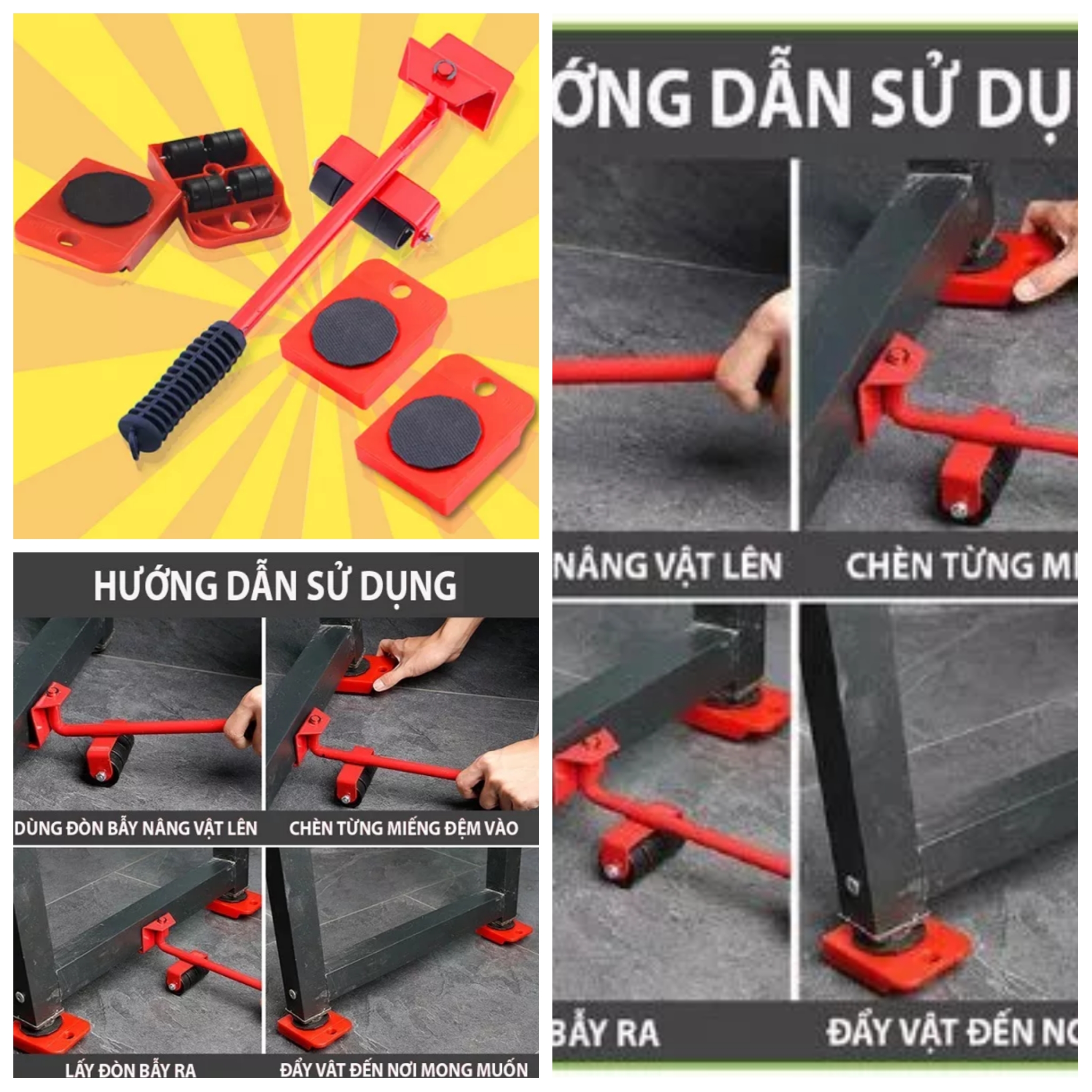 SIÊU PHẨM VỚI BỘ DỤNG CỤ DI CHUYỂN VÀ NÂNG CÁC ĐỒ VẬT TRONG NHÀ THÔNG MINH LOẠI TỐT