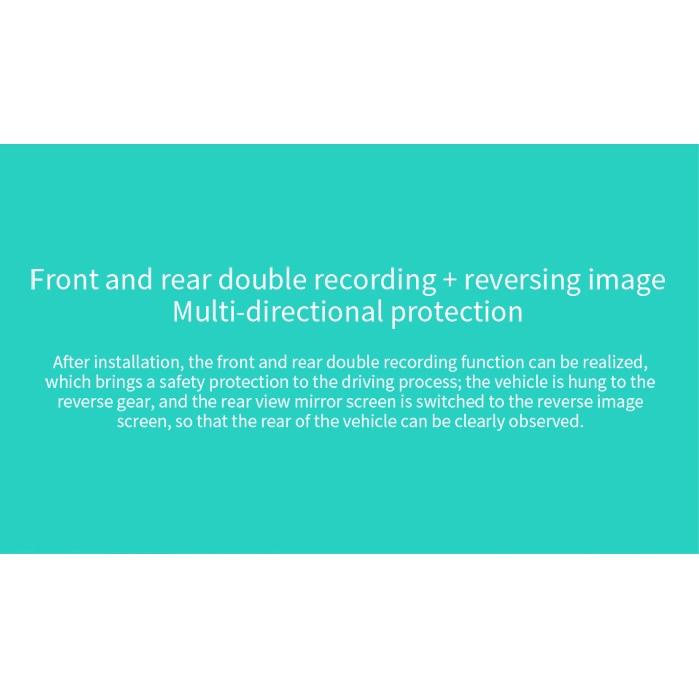 Camera lùi xe Xiaomi 70mai hỗ trợ tầm nhìn ban đêm