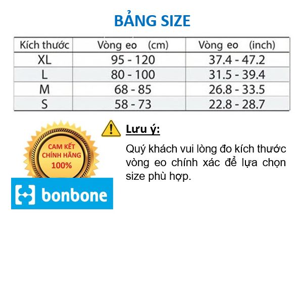 Đai Cột Sống Bonbone Pro Hard Slim (Nhật Bản) (Màu Da) -VT0164