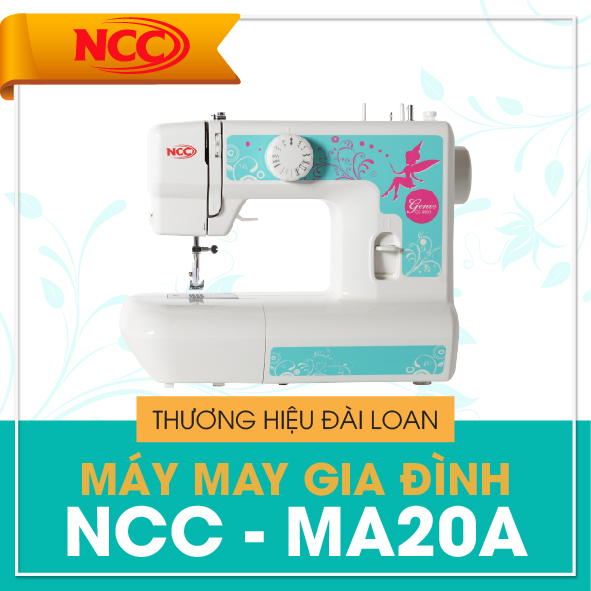 Hình ảnh Máy may gia đình NCC MA20A -Thương hiệu uy tín - Hàng Chính Hãng