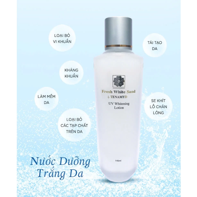 Nước dưỡng trắng sáng da TENAMYD UV Whitening Lotion 140ml