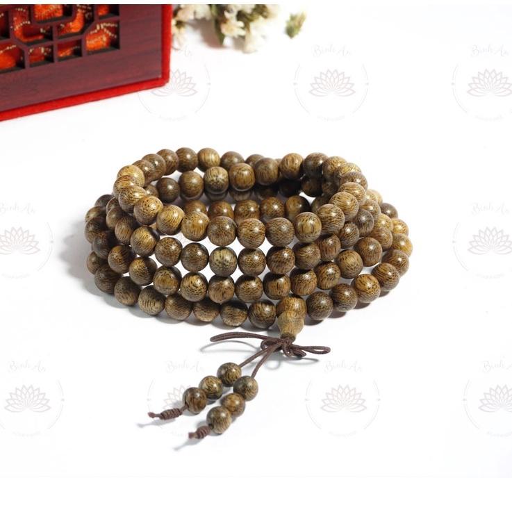 Vòng Tay Trầm Hương 108 Hạt - Chuỗi Tràng 108 Hạt 6 7 8 ly Trầm Tốc Việt - Vòng Tay Phong Thủy - Trầm Hương Tự Nhiên