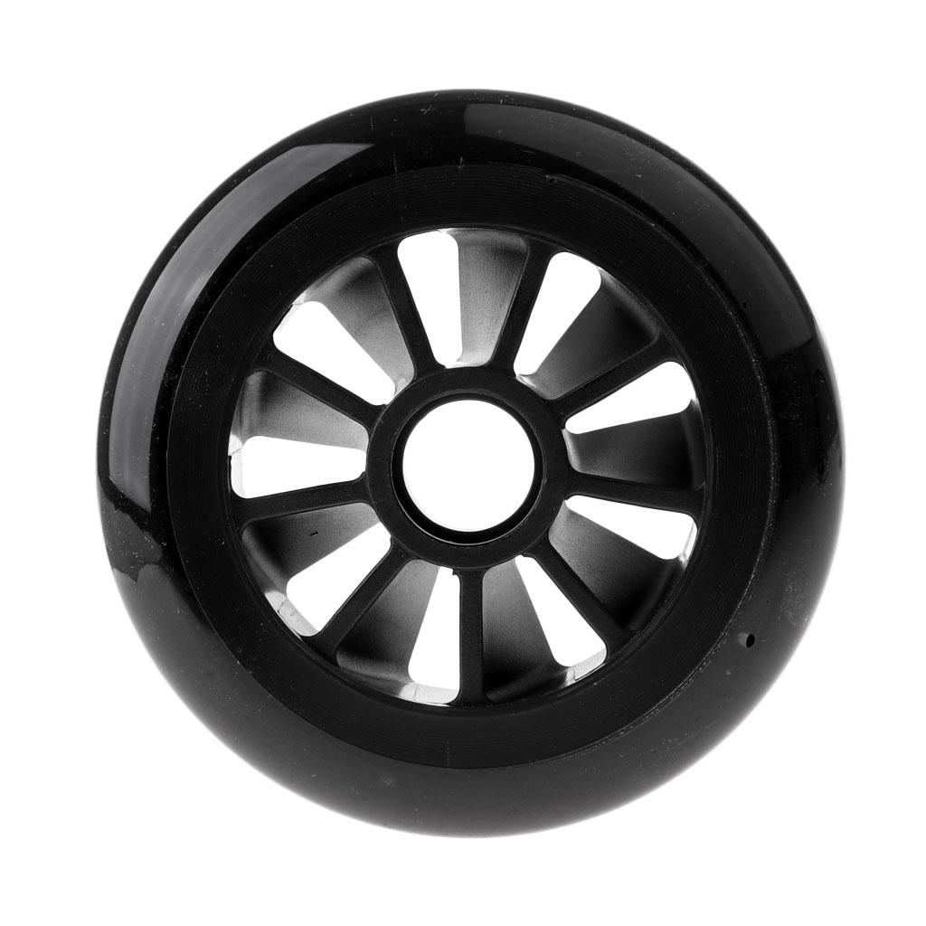 6xSpeed Skating Wheels Outdoor Indoor Inline Skate Wheels Tool 110mm Black