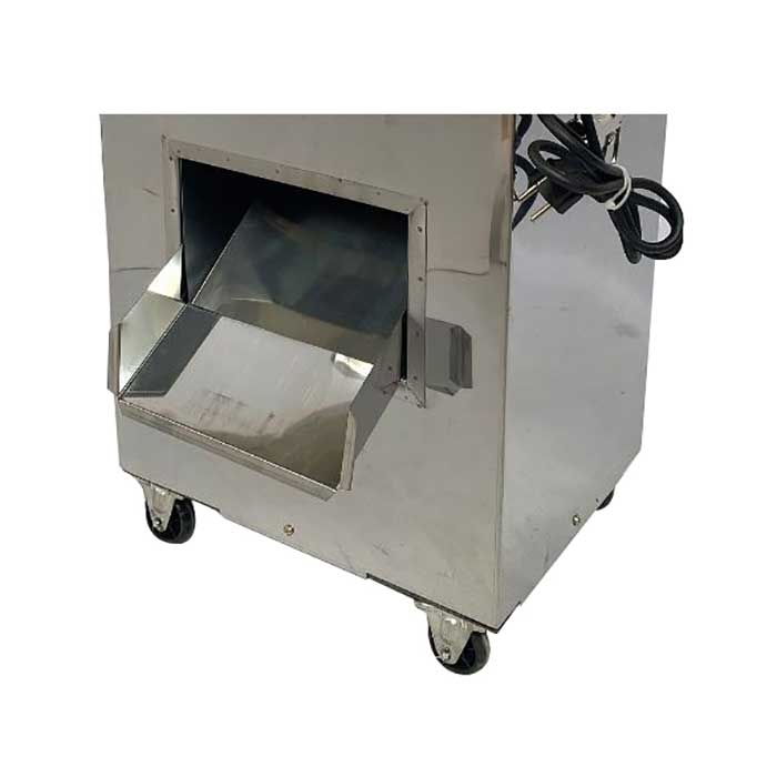 Máy thái thịt tươi sống công nghiệp ABG JR-D2.2 Công suất 2200W sử dụng ở các chợ, nhà hàng, bếp ăn tiết kiệm thời gian