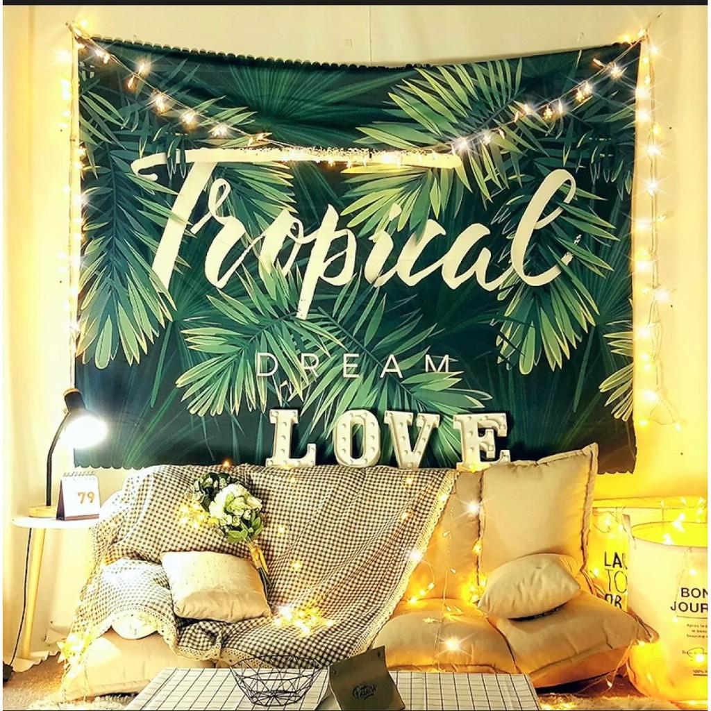 Thảm treo tường, Decor phòng ngủ, vải treo tường, tranh treo tường size lớn vintage