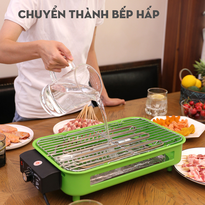 Bếp nướng 2 tầng không khói