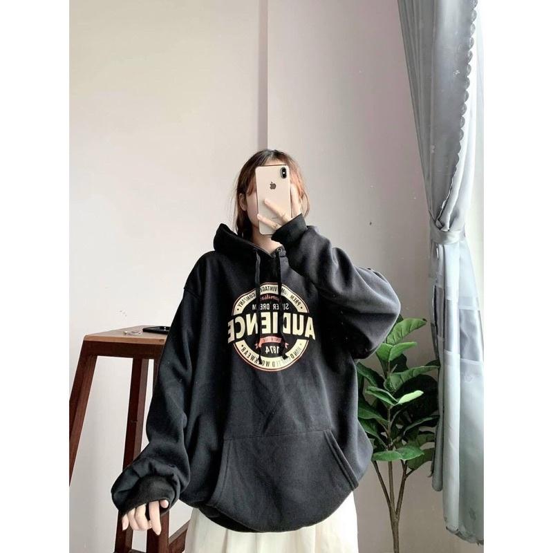 Áo khoác chui đầu hoodie nỉ ngoại tay phồng UNISEX ulzzang nam nữ AN874