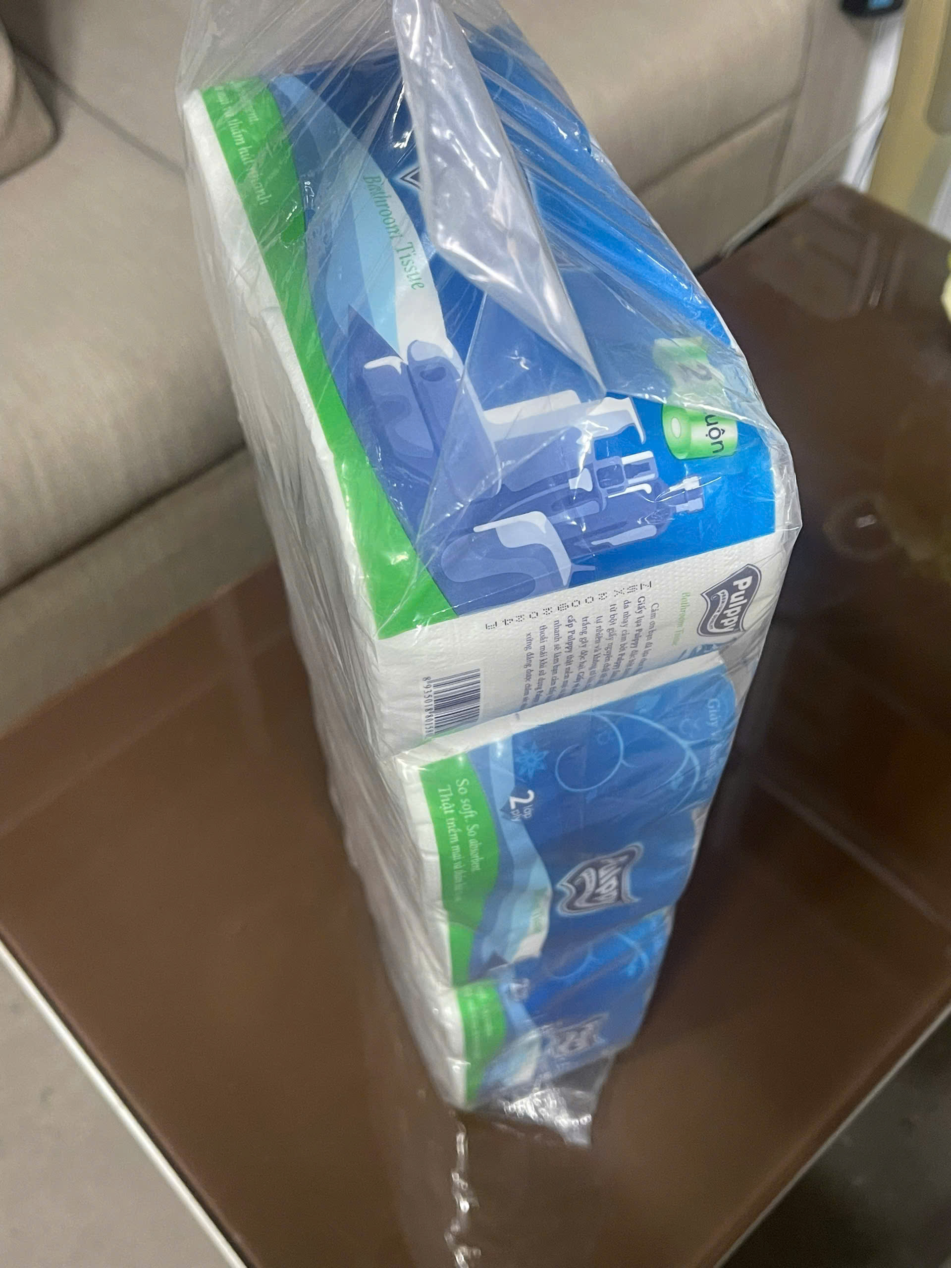 Khăn Giấy Vệ Sinh Pulppy 10 Cuộn Khăn Giấy Đa Năng Cao Cấp 2 Lớp
