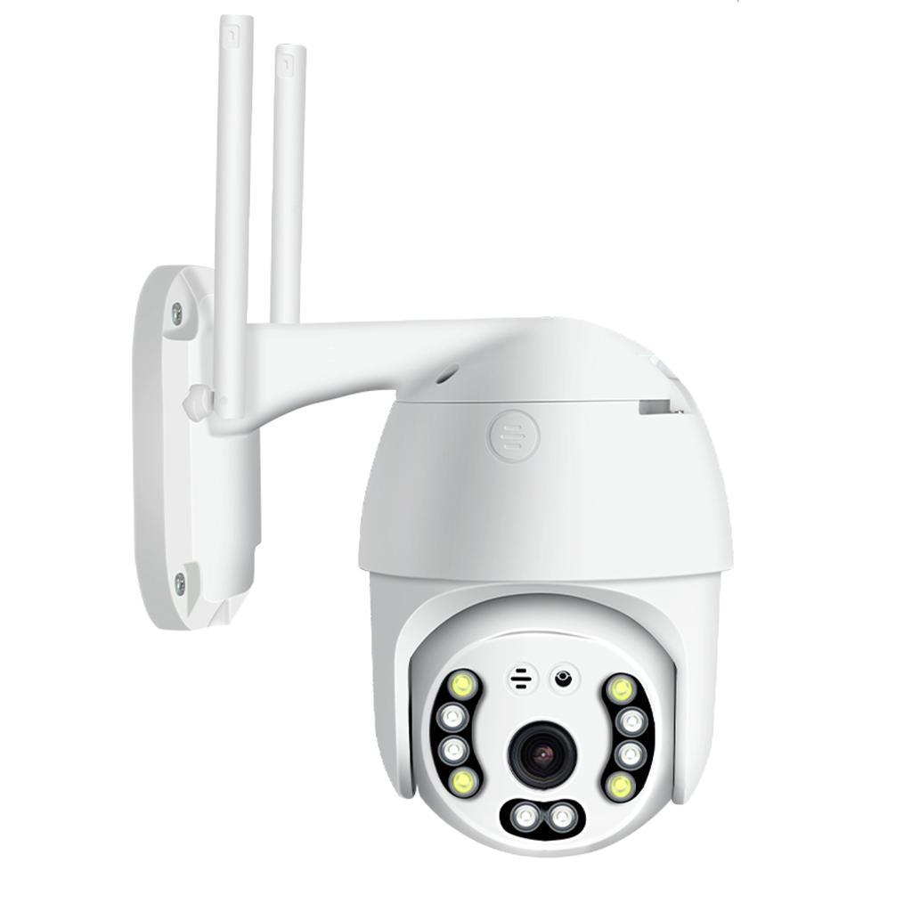 -10  1080P WiFi P2P PTZ IP Outdoor Dome Pan Tilt Camera Motion Alarm