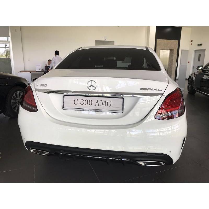 Decal tem chữ dán đuôi dành cho xe ô tô Mercedes C200 và C300