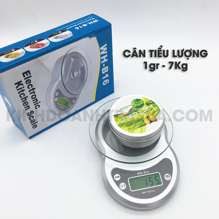 Cân Điện Tử Cao Cấp WH-B16  Mặt Kính Chịu Lực  1Gr - 7Kg