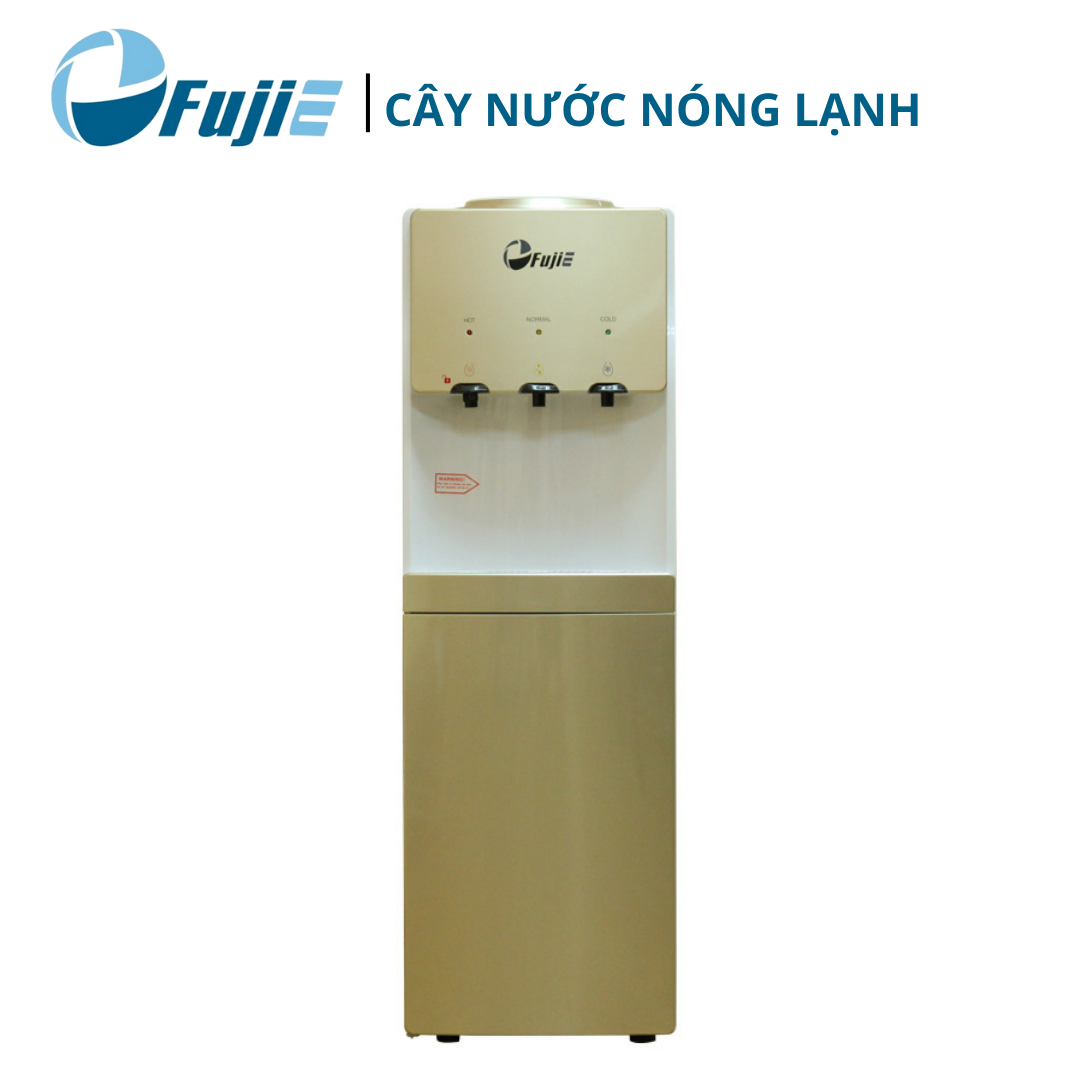 Cây nước nóng lạnh 3 vòi FujiE WDBD20C, làm lạnh nhanh bằng Block, khóa an toàn vòi nóng - Hàng chính hãng