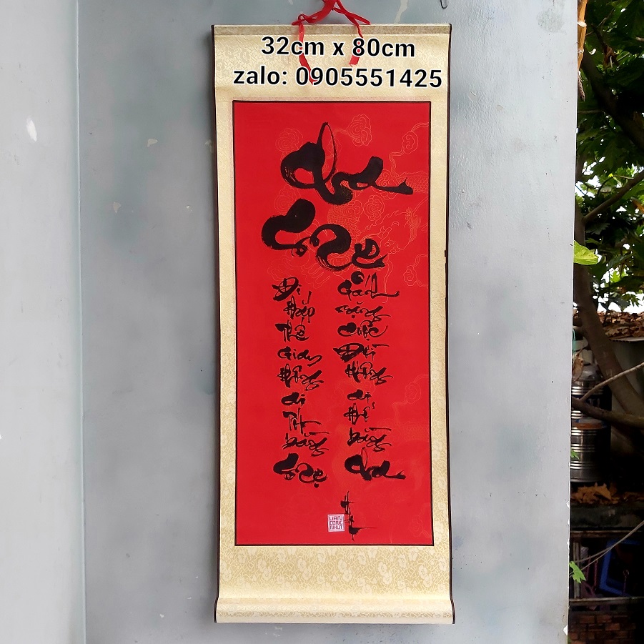 Biểu lụa thư pháp CHA MẸ. Quà tặng ông bà,cha mẹ,bạn bè,đối tác, mừng tân gia, khai trương.Quà cưới,tết,sinh nhật