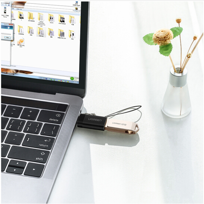 Đầu chuyển usb type-C ra USB 3.0 chính hãng Ugreen 50283