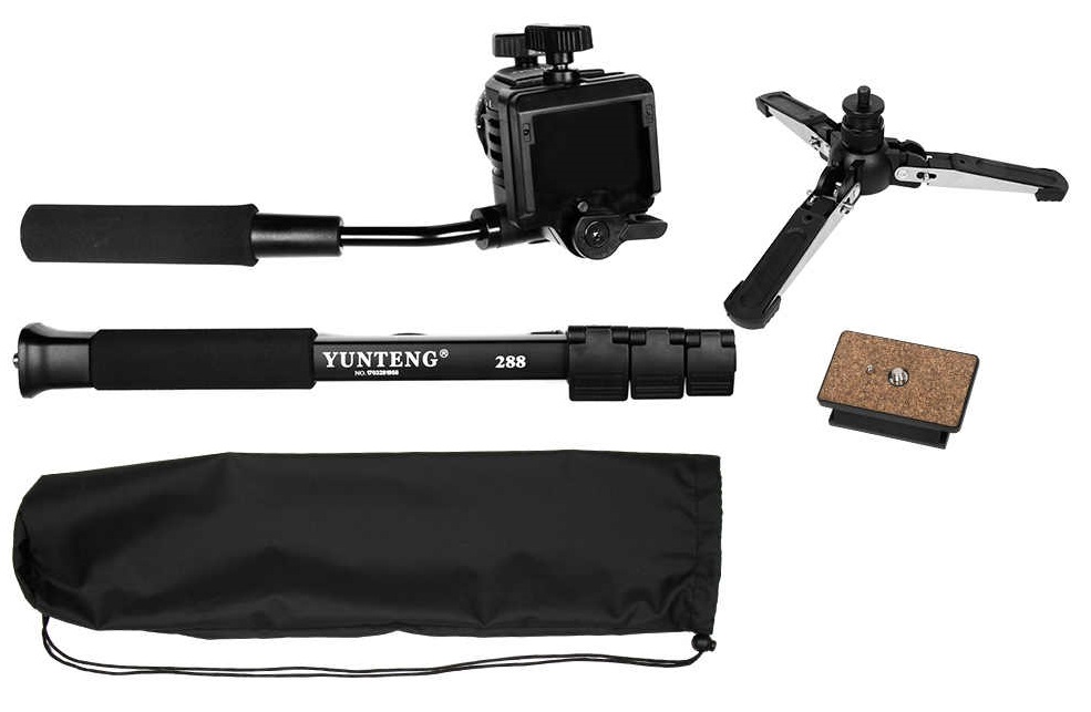 Chân Máy Monopod Yunteng Video VCT-288 - Hàng Chính Hãng